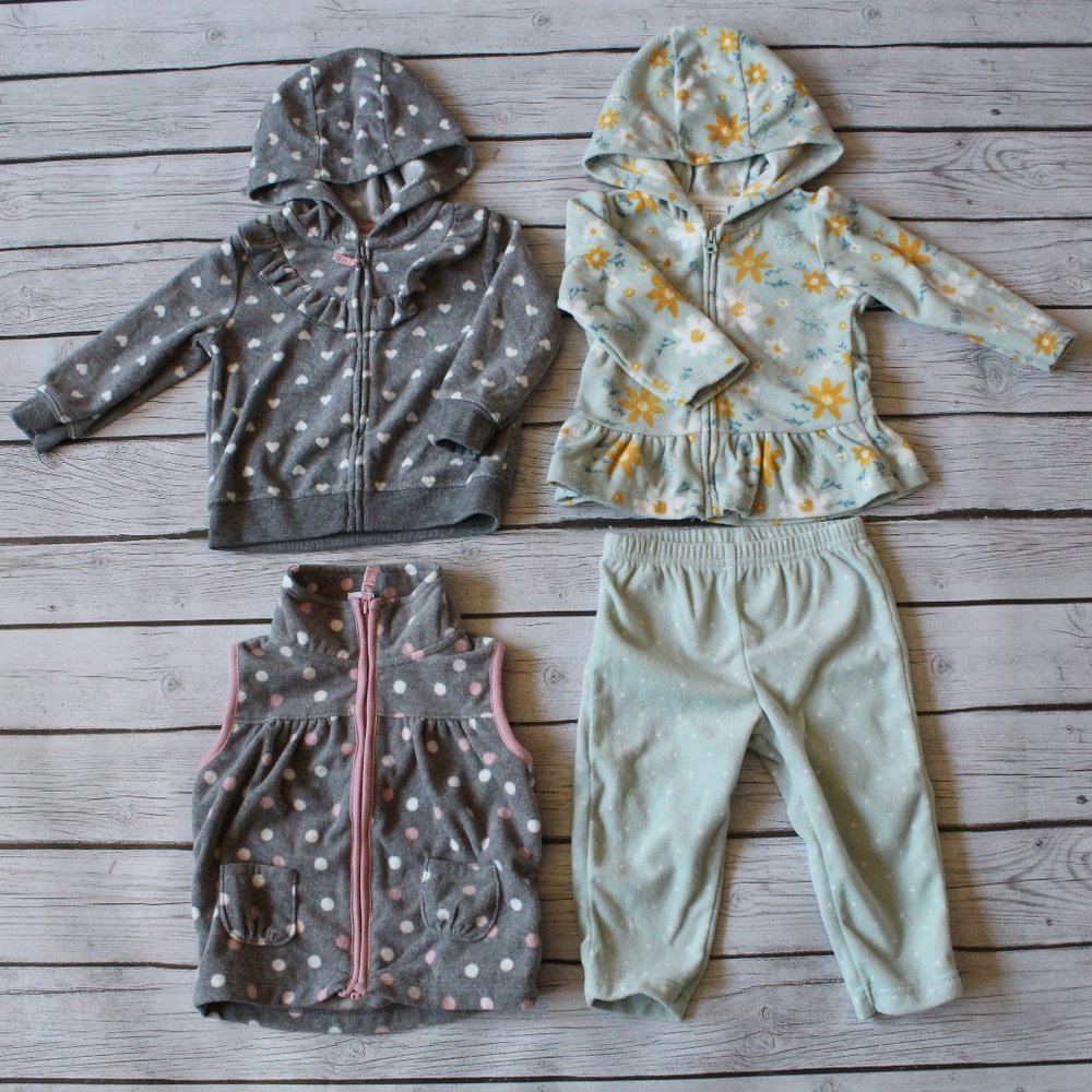 Fleece Sweaters, Vest, and Pants